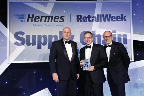 Norbert Dentressangle Supply Chain Leader of the year - Robin Proctor, group supply chain director, Travis Perkins